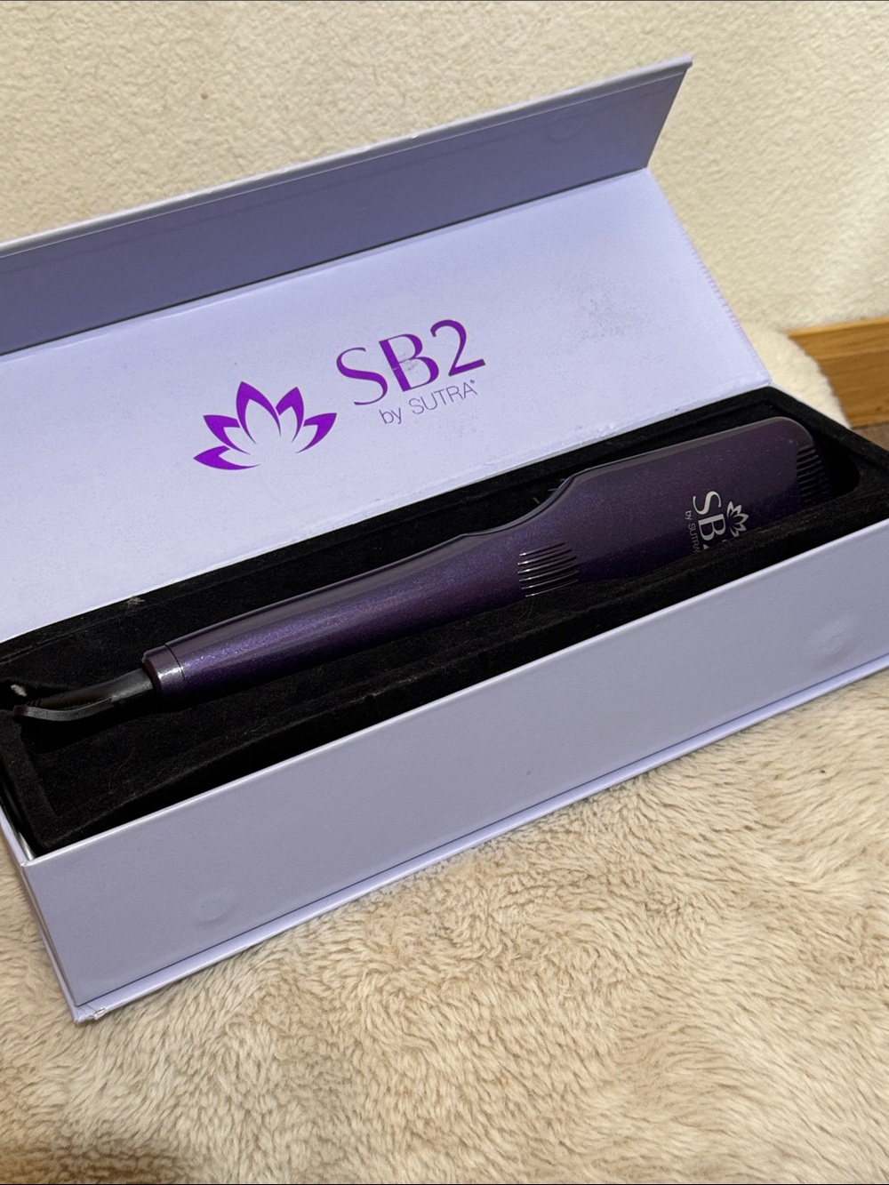 SB2 by SUTRA Straightening Brush - Sleek Styling Tool New!